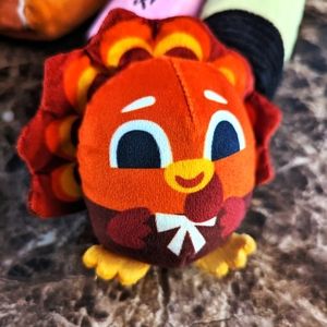 10/$10 Bark Box Thanksgiving Turkey Plush Squeaker Dog Toy Yappy Meal Addition